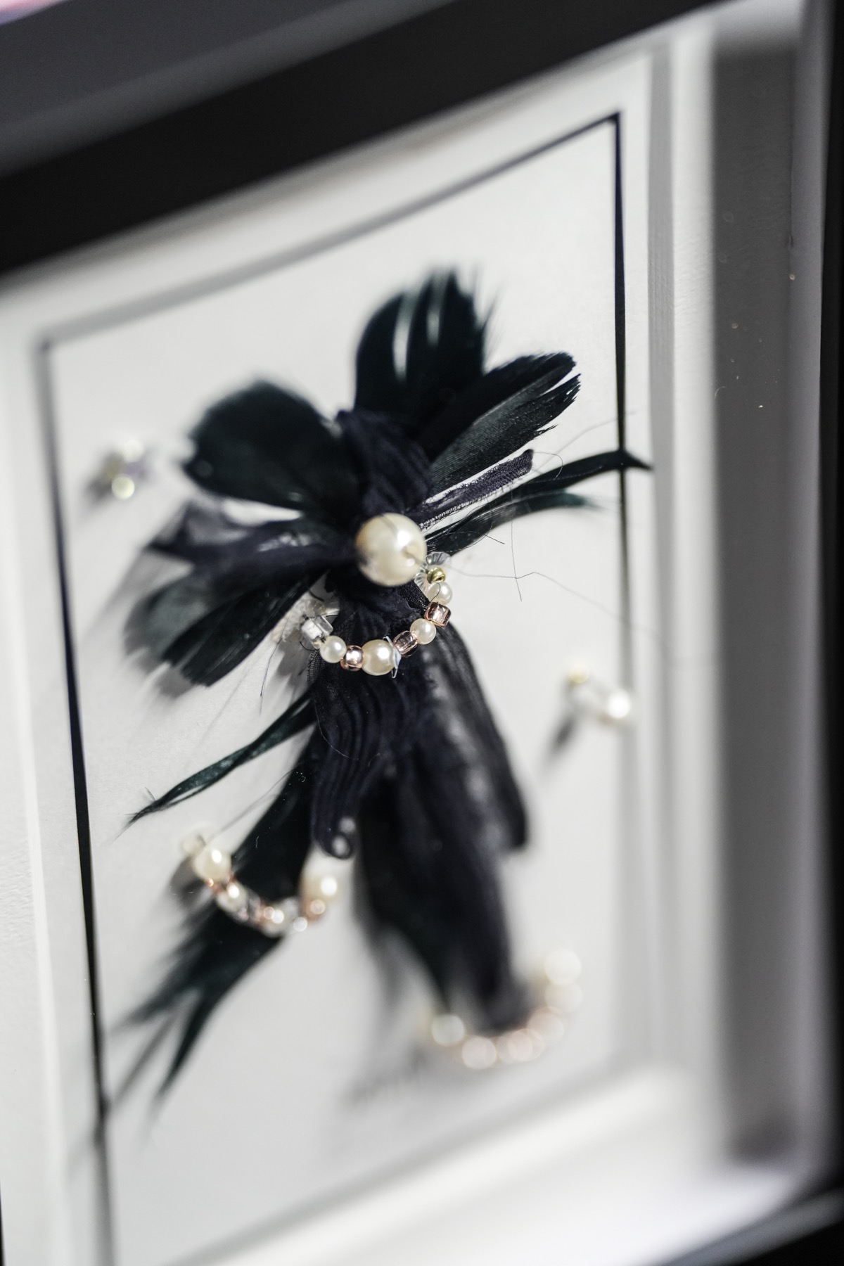 墨花羽飾工作坊・完成作品・羽毛與花形